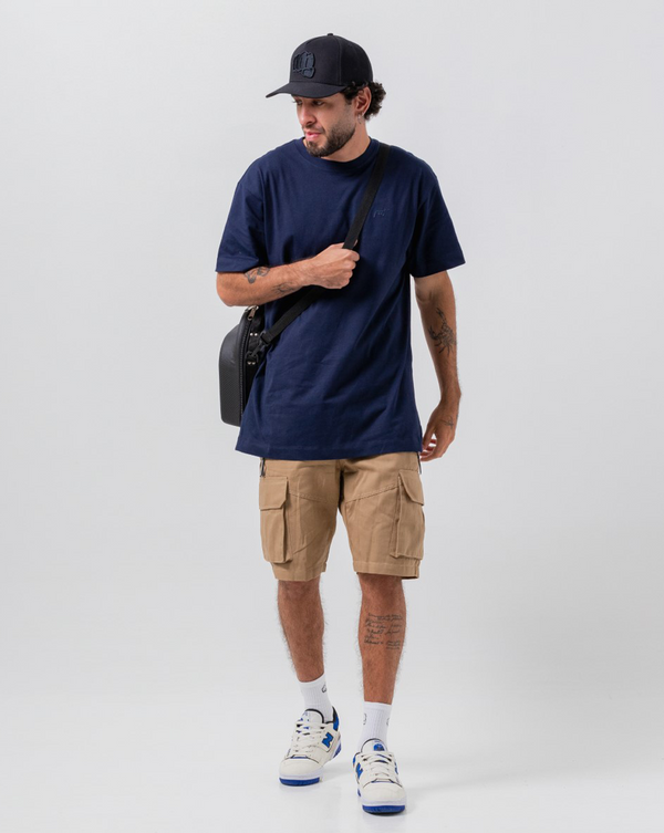 Camiseta Oversized Street Azul Navy