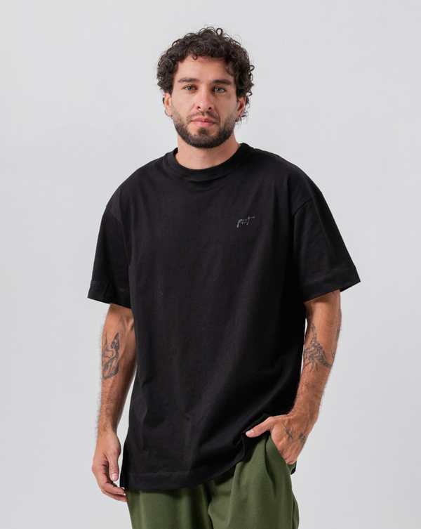 Camiseta Oversized Street Negra