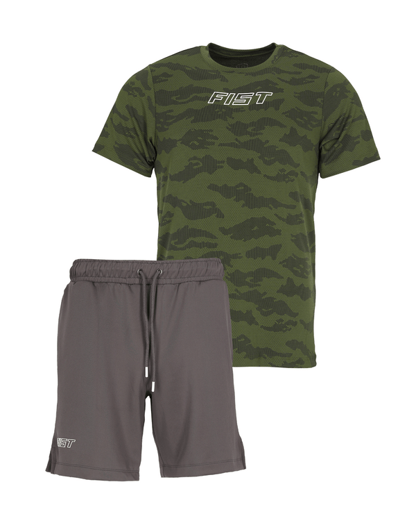 Combo Army Gris-Verde Militar