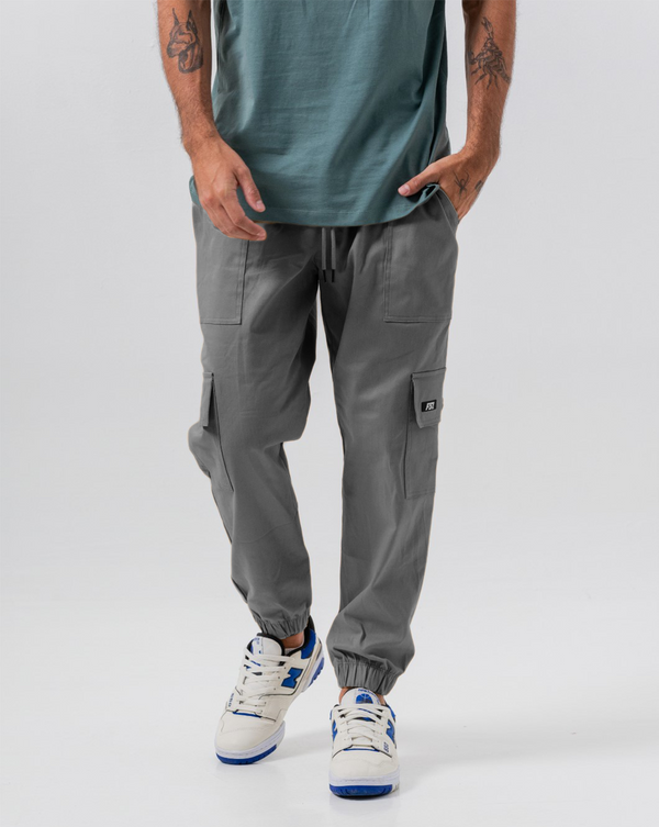 Jogger Cargo Reckless Gris