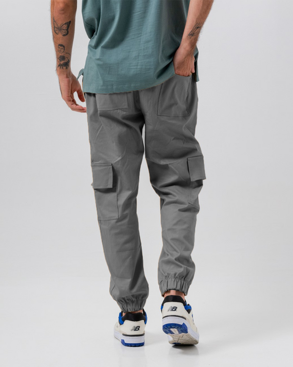 Jogger Cargo Reckless Gris