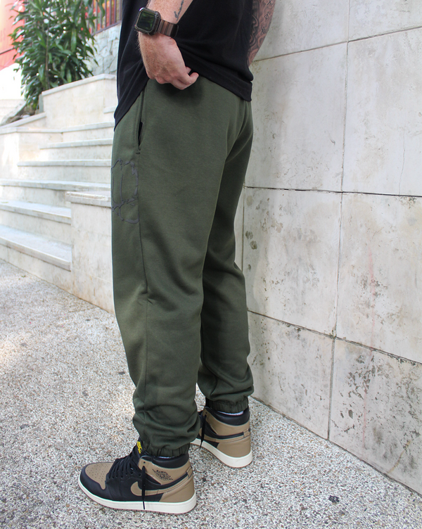 Jogger Side Way Verde Militar (sale)