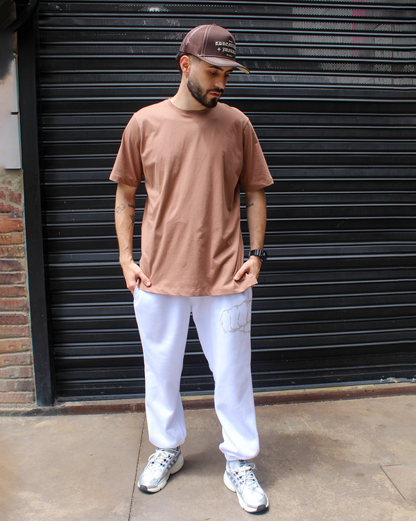 Jogger Side Way Blanco