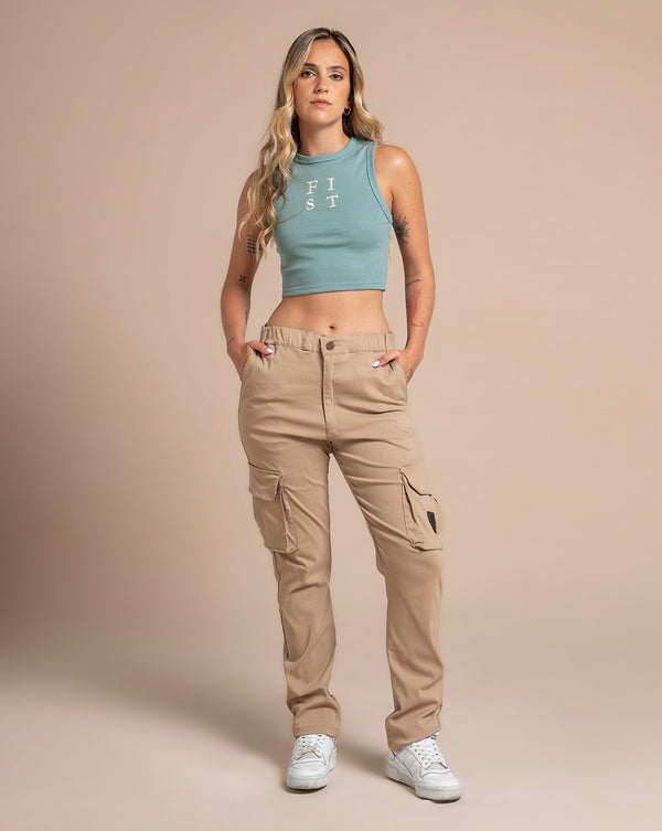 Crop Top Block Verde Menta